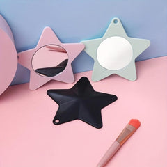 Handheld Mirror for Makeup and Travel with Keychain Holder