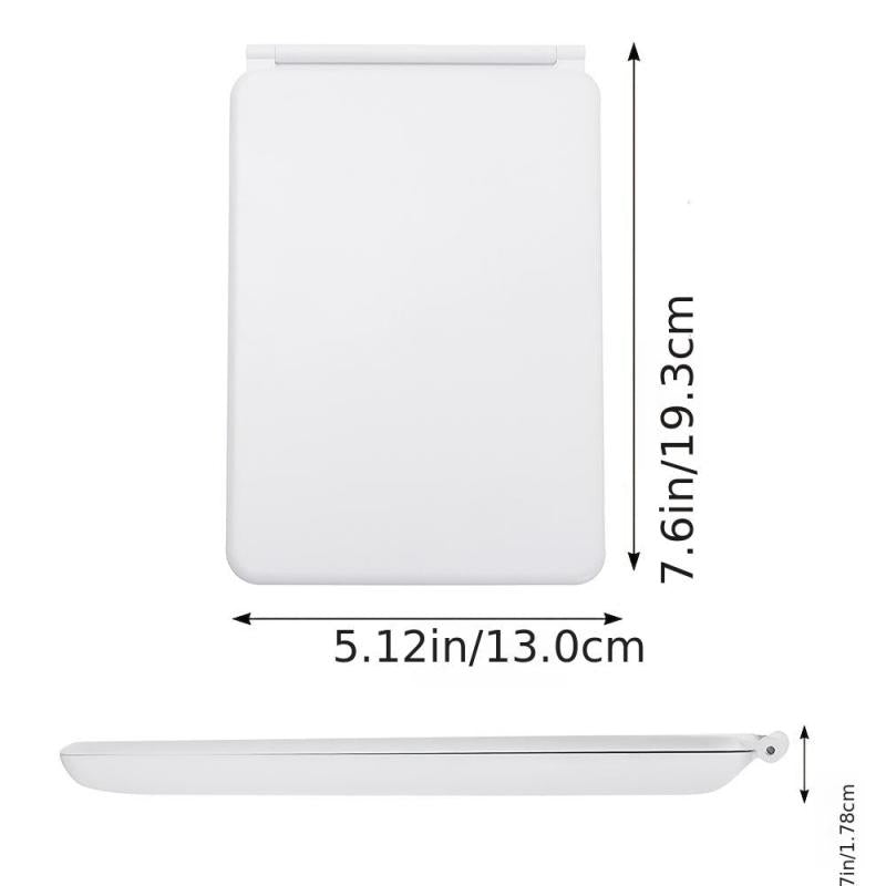 LED Makeup Mirror With 80 LED Lights Travel Touch Screen Cosmetic Mirror