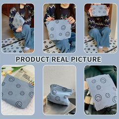 Large Capacity Travel Cosmetic Bag Smiling Face Case