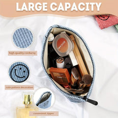 Large Capacity Travel Cosmetic Bag Smiling Face Case