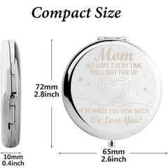 Godmother Gift From Goddaughter Godson Compact Mirror Baptism Christian Gift