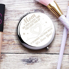 Godmother Gift From Goddaughter Godson Compact Mirror Baptism Christian Gift