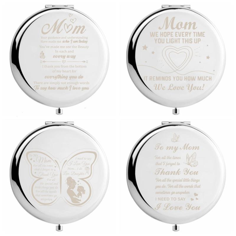 Godmother Gift From Goddaughter Godson Compact Mirror Baptism Christian Gift