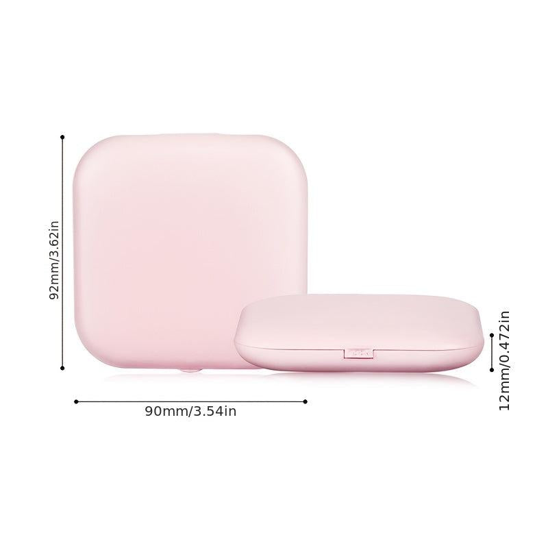 Mini LED Lighted Compact Mirror Double Side Makeup Vanity Mirror