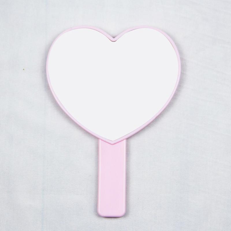 Cherry Heart Handheld Mirror for Young Girls Makeup