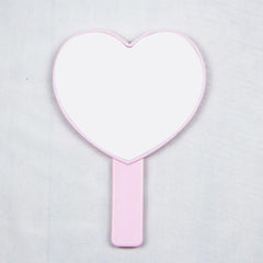 Cherry Heart Handheld Mirror for Young Girls Makeup