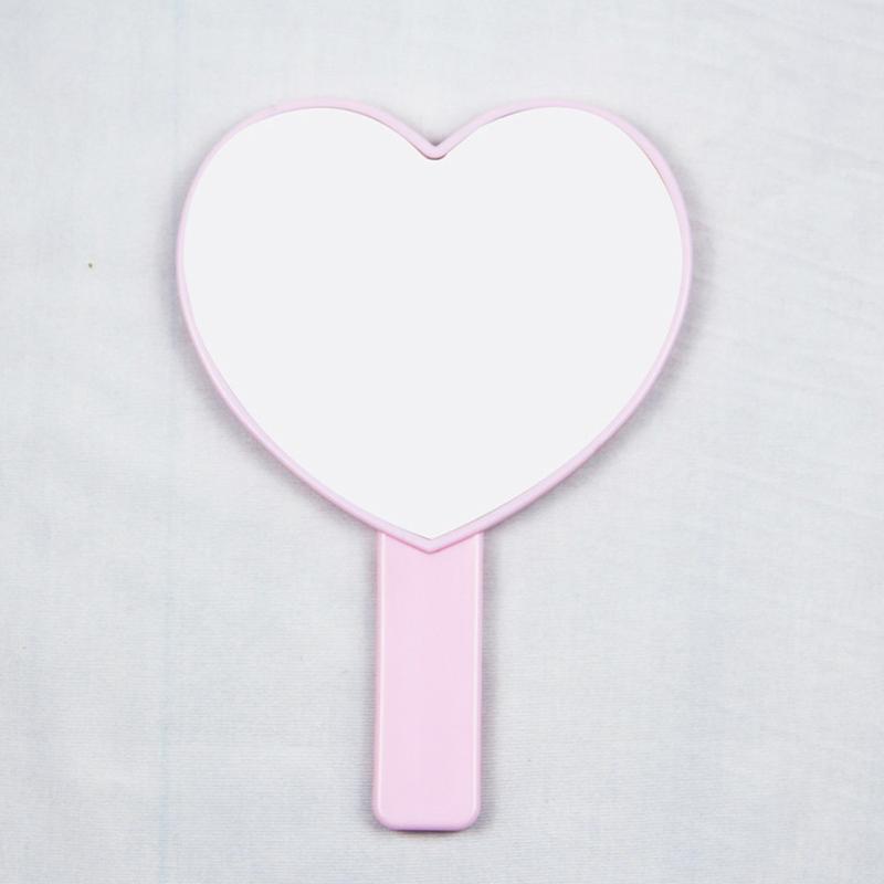 Cherry Heart Handheld Mirror for Young Girls Makeup