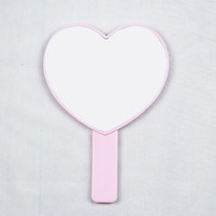Cherry Heart Handheld Mirror for Young Girls Makeup