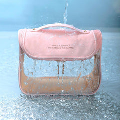 Women's Waterproof Travel Toiletry Bag with Handle