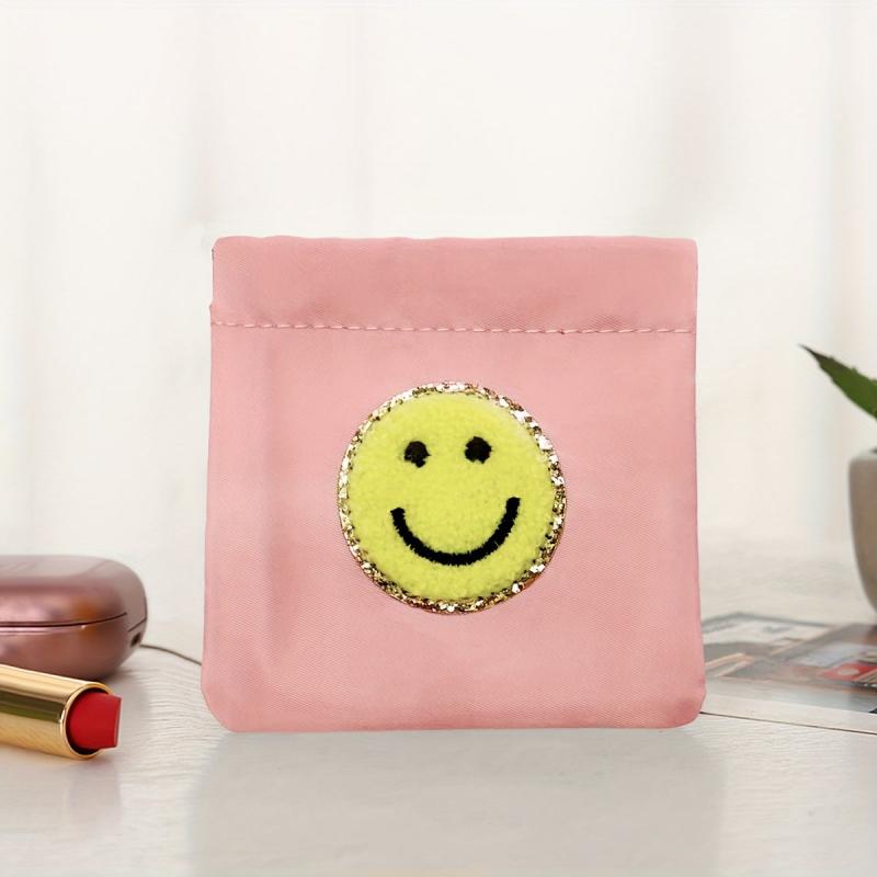 6PCS Self Closing Pocket Cosmetic Bag PU Waterproof Coin Purse