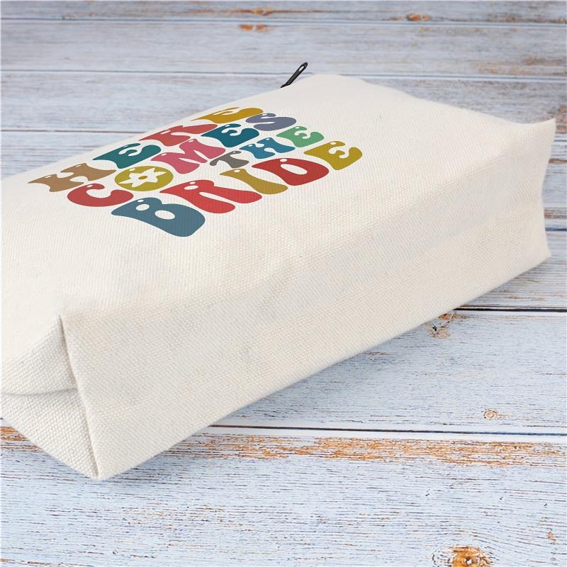Bride Engagement Gift Set Bridal Shower Bachelorette Makeup Bag