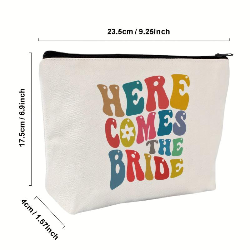 Bride Engagement Gift Set Bridal Shower Bachelorette Makeup Bag