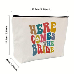 Bride Engagement Gift Set Bridal Shower Bachelorette Makeup Bag