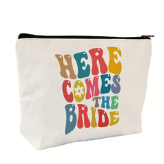 Bride Engagement Gift Set Bridal Shower Bachelorette Makeup Bag