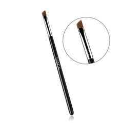 Flat Angled Eyebrow and Liner Brush for Precision Makeup