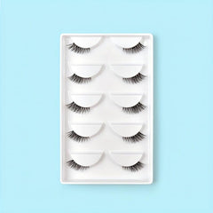 5 Pairs Natural Look 3D Wispy False Eyelashes