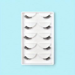 5 Pairs Natural Look 3D Wispy False Eyelashes