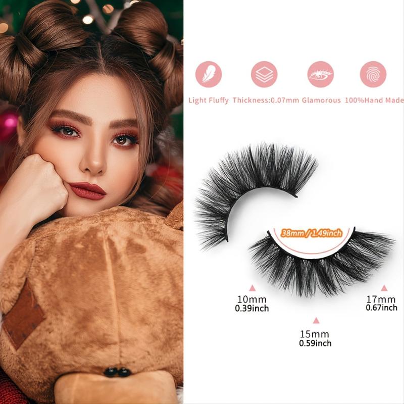 Paris False Eyelashes 3D Fluffy Cat Eye Lashes