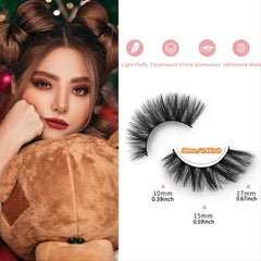 Paris False Eyelashes 3D Fluffy Cat Eye Lashes