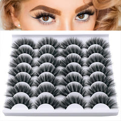 Paris False Eyelashes 3D Fluffy Cat Eye Lashes