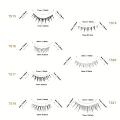 Natural Look False Eyelashes Short Japanese Lashes
