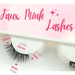 7 Pairs Cat Eye Lashes Thick Faux Mink False Eyelashes