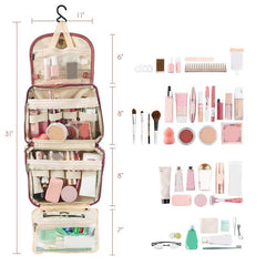 Hanging Travel Toiletry Bag for Women - Perfect for Travel Size Toiletries