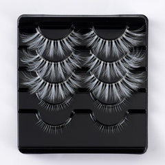 5 Pairs Faux Mink Soft Lashes Masquerade Cosplay Manga Lashes