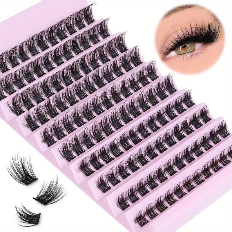 DIY D Curling Eyelashes Extension Cluster Mink Wispy Cat Eye Lashes