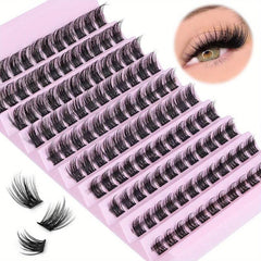 DIY D Curling Eyelashes Extension Cluster Mink Wispy Cat Eye Lashes