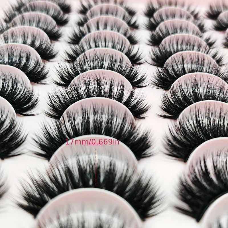 Cat Eye Lashes 3D Faux Mink Natural False Eyelashes