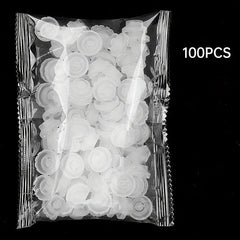 100pcs Eyelash Glue Holder Grafting Eyelashes Blossom Cup Ring