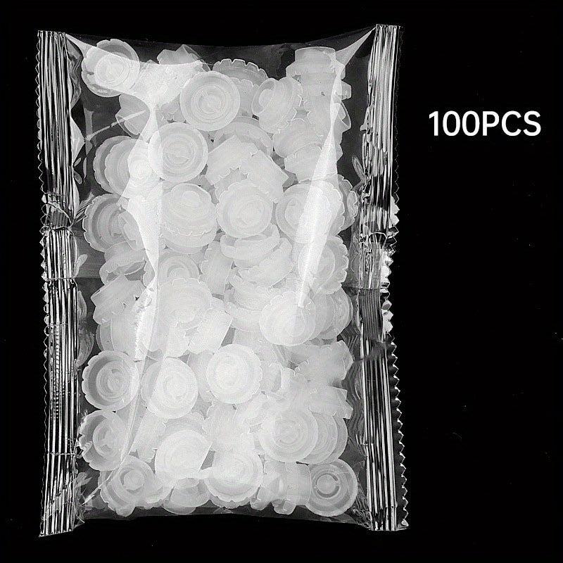 100pcs Eyelash Glue Holder Grafting Eyelashes Blossom Cup Ring