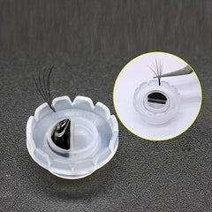 100pcs Eyelash Glue Holder Grafting Eyelashes Blossom Cup Ring