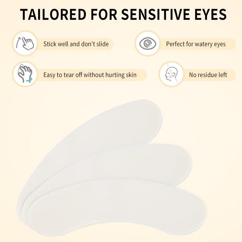 100 Pcs Hypoallergenic Foam Eye Pads for Lash Extensions