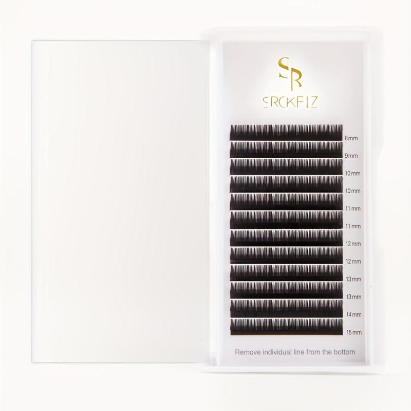 Faux Mink Lash Extensions Classic C Curl Individual Lashes 8-15mm
