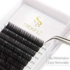 Faux Mink Lash Extensions Classic C Curl Individual Lashes 8-15mm