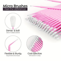 Eyelashes Extension Set 400pcs Lash Extension Glue Wipes 100pcs Micro Applicator
