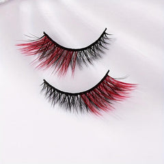 Vibrant Red Crisscross Lash Extensions 4 12mm Sizes