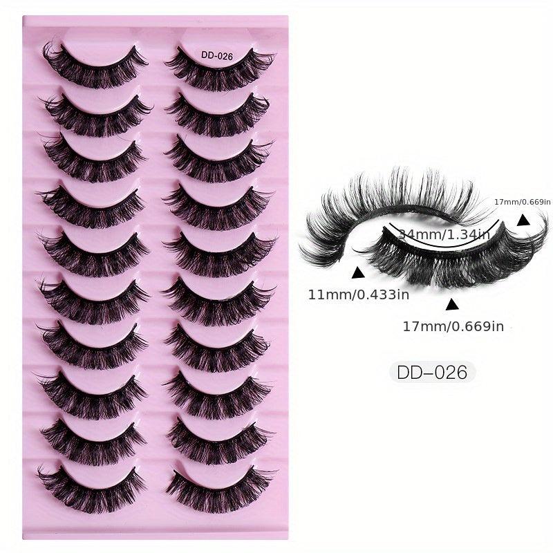 Natural Volume Lash Extensions Soft Fluffy Perfect for Daily & Party Makeup