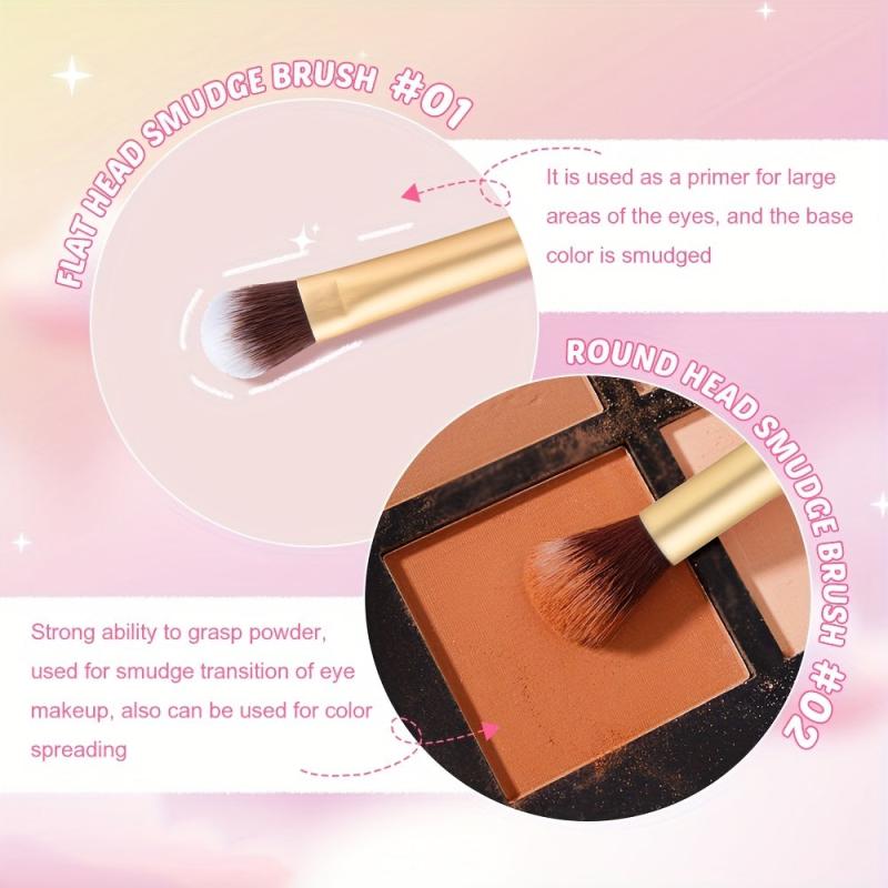 Pro Eye Makeup Brush Wooden Handle Tapered Concealer