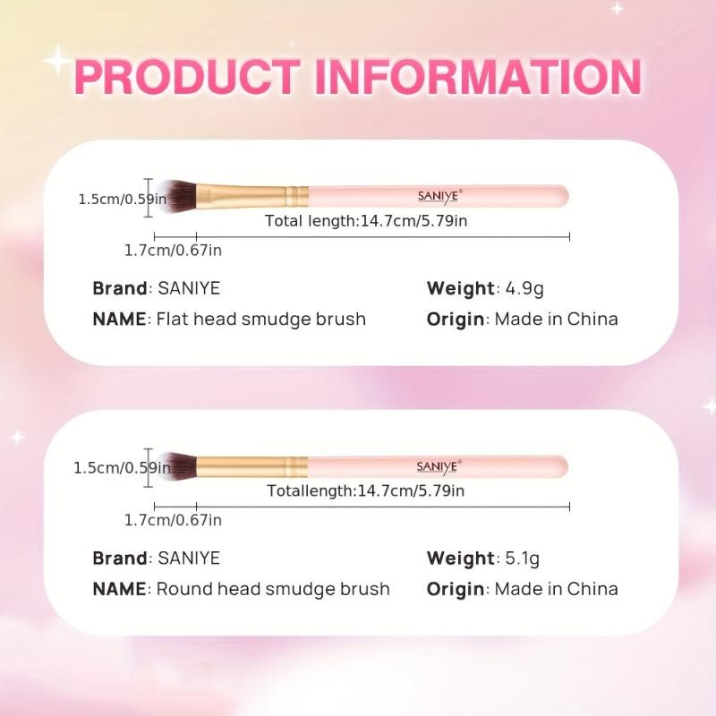 Pro Eye Makeup Brush Wooden Handle Tapered Concealer
