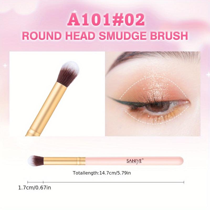 Pro Eye Makeup Brush Wooden Handle Tapered Concealer