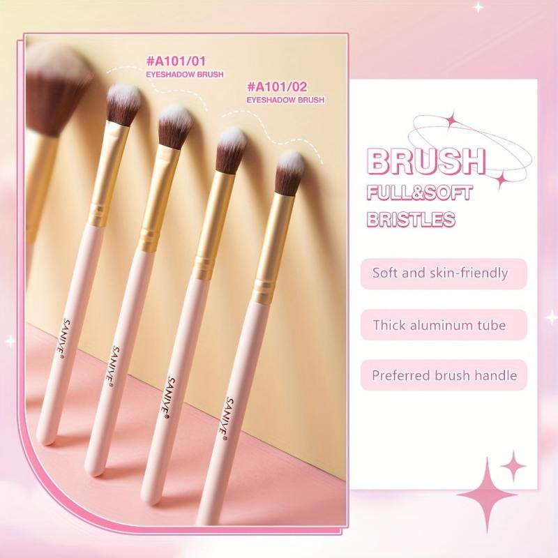 Pro Eye Makeup Brush Wooden Handle Tapered Concealer
