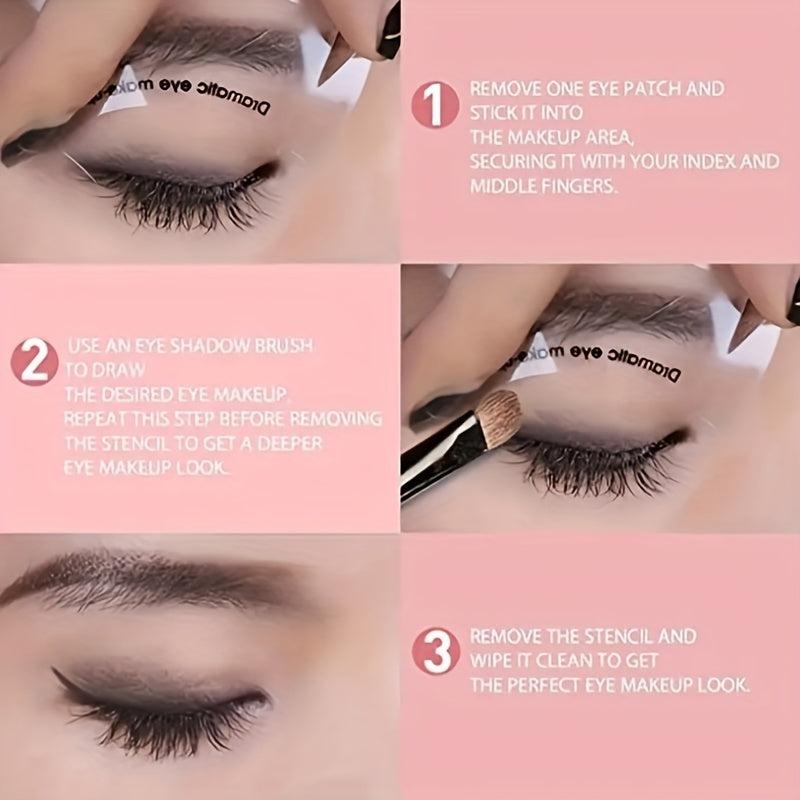 Make Up Stencils Variety Shapes Eyeliner Eyebrows Shadow Makeup Tool