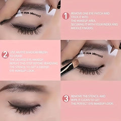 Make Up Stencils Variety Shapes Eyeliner Eyebrows Shadow Makeup Tool