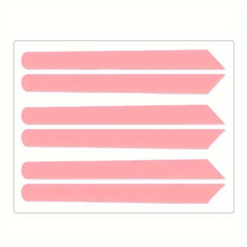 6pcs Reusable Silicone Lash Lift Tape Pads Eyelash Perm Pads Makeup Tool