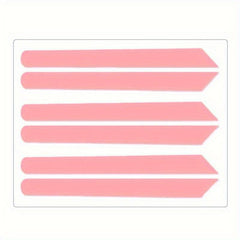 6pcs Reusable Silicone Lash Lift Tape Pads Eyelash Perm Pads Makeup Tool