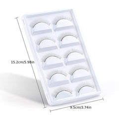 30 Pairs Practice Lash Strips for Eyelash Extensions Training Kit
