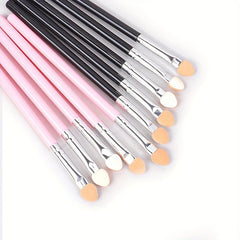 Eyeshadow Sponge Applicator & Oval Tipped Eyeliner Brush